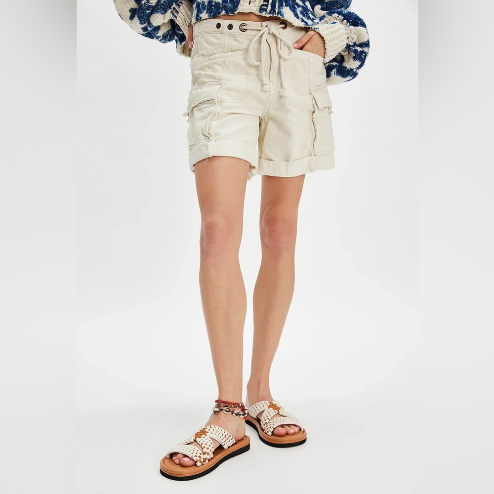 Free People Edgewater Tan Woven Slide Sandals-Boho Slip-On - Size 7, 7.5 & 8-NWT - Picture 5 of 14